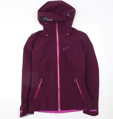 Quechua Damen lila Softshelljacke mit Kapuze Größe 12 winddicht