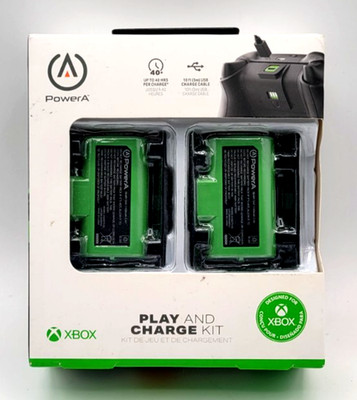 PowerA Play and Charge Kit for Microsoft Xbox Series X/S Xbox One 2-Pack NEW