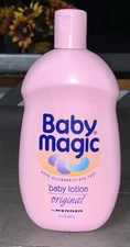 VTG 15 OZ BABY MAGIC ORIGINAL LOTION BY MENNEN MOVIE STAGE PROP