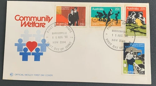 Australian FDC WCS 1980 Community Welfare