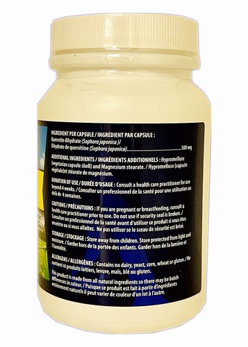 Omega Alpha Quercetin 90 Veg Capsules - Picture 2 of 3