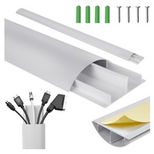 Cable Masking Strip Cable Ducts Cable Cover 75cm Silver Aluminium