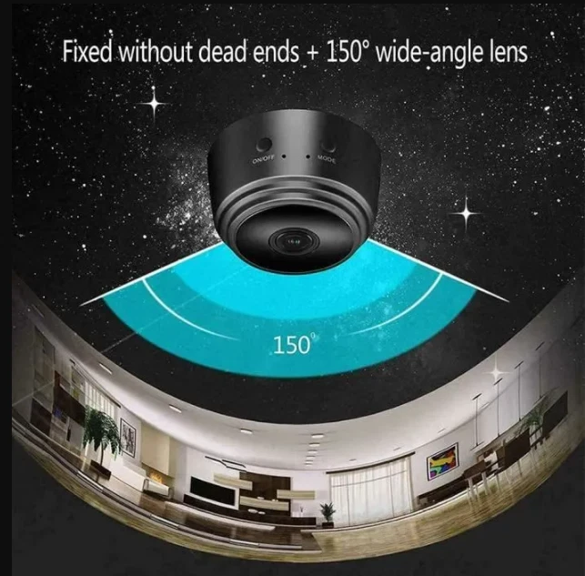 Mini Camera Espion - HD 1080P - Portable - WiFi - Vision nocturne - Noir - Photo 2/4