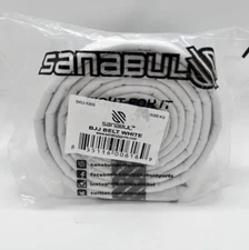 Sanabul K3 BJJ Gi Belt White. New In Package