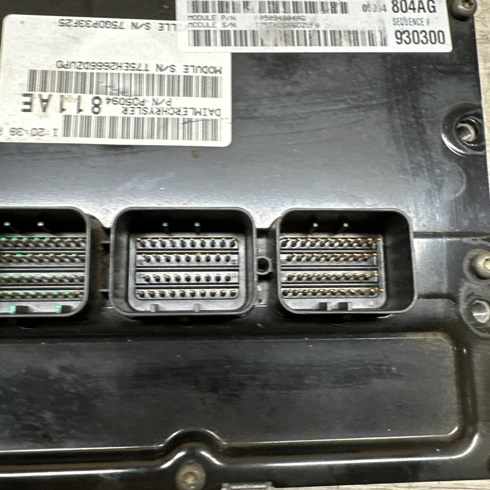 05094804AG I 2007 DODGE MAGNUM 5,7 L Hemi ECU ECM PCM Motor Computadora OEM Foto 4 de 4