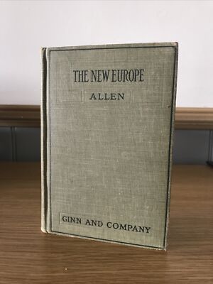 The New Europe By Nellie B Allen HB 1920 Ginn And Company