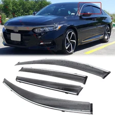 For 2018-2021 10th Gen Honda Accord Window Visor Vent Rain Guards Wind Deflector