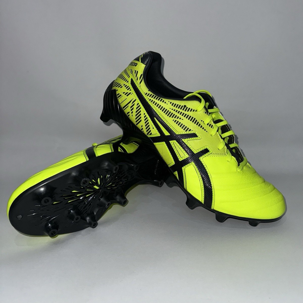 ASICS Lethal Tigreor IT FF Neon Green Football Rugby Boots