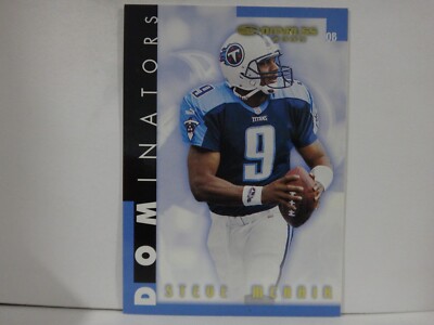 2000 Donruss Dominators Tennessee Titans Football Card #46 Steve McNair/5000