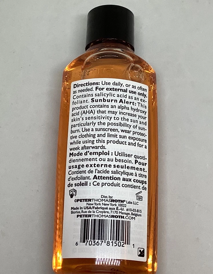 PETER THOMAS ROTH GEL LIMPIADOR ANTIENVEJECIMIENTO SIN ACEITE 2 oz SELLADO Foto 3 de 4