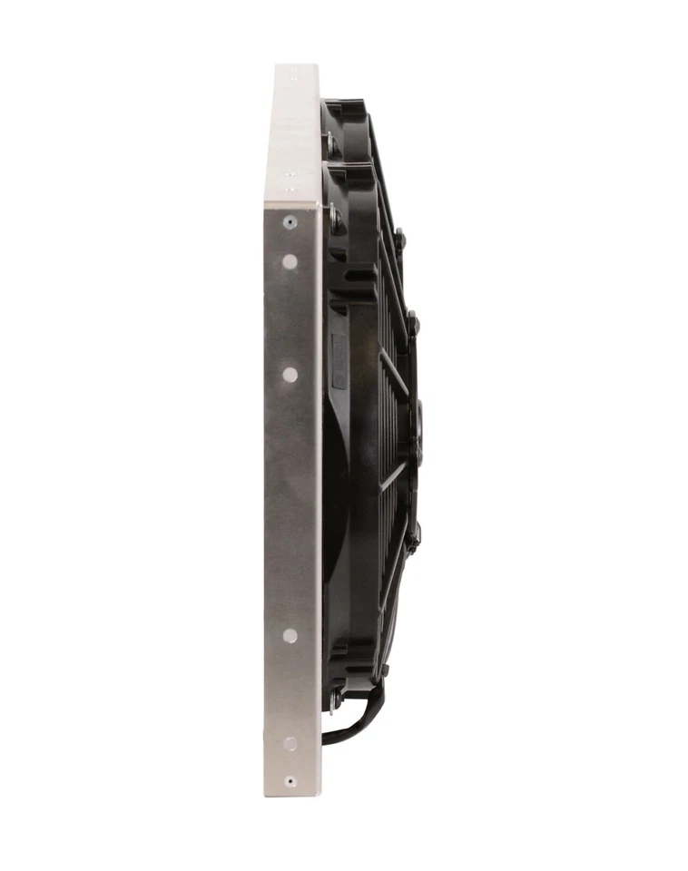 Derale 16812 High Output Dual 10'' Electric RAD Fan/Aluminum Shroud Kit - Image 4 of 4