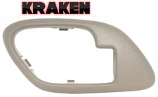 Inside Door Handle Bezel For Chevy GMC Truck Tahoe Suburban 1995-1999 Left Tan