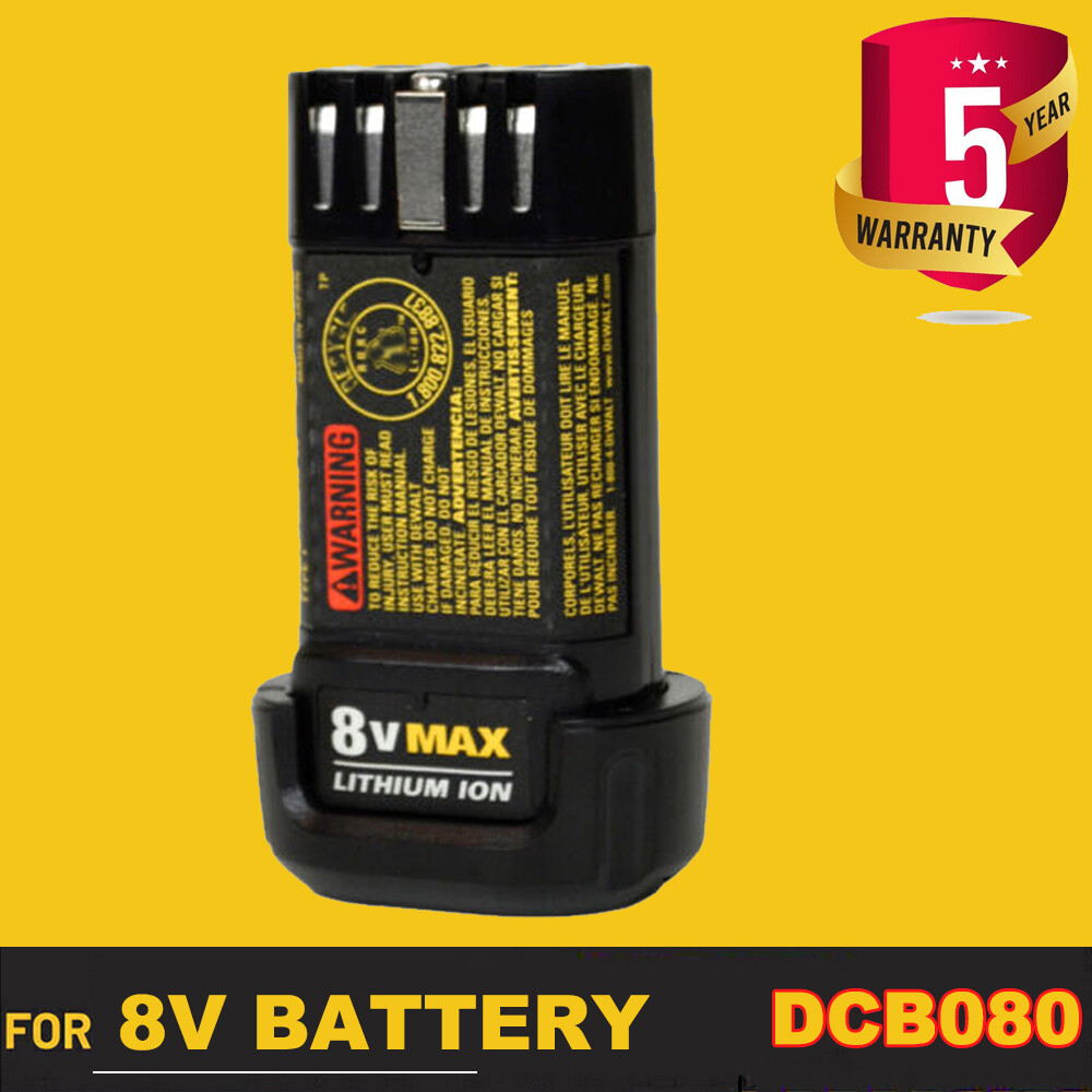 Dcb080 8V MAX Battery for DeWalt DCB080 DCF680N1 DW4390 DCF680N2 DCL023 DCF680 ...