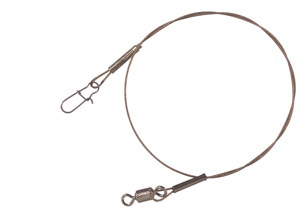 Металлический нож 7x7 Niroflex Stahlvorfach Wirbel/Карабин Raubfischvorfach Hechtvorfach