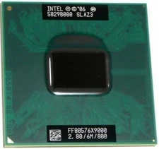 Intel Core 2 X9000 6MB 2 threads 2 cores Cache 2.80GHz 800 MHz CPU processor