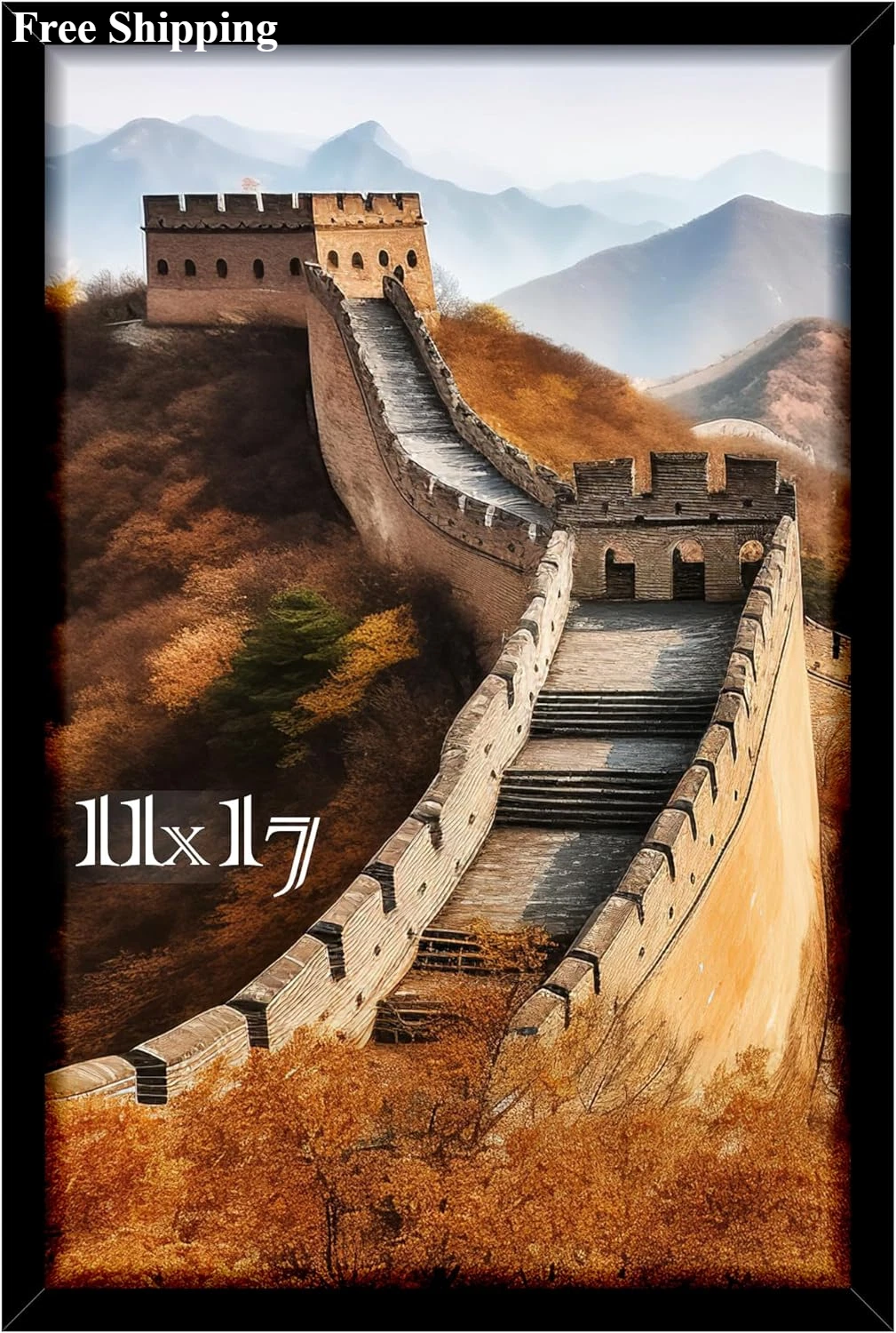 11X17 Picture Frame Black Poster Frame to Display 11 by 17 I