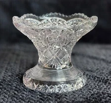 EAPG Imperial Glass Clear Broken Arches  Punch Bowl Stand