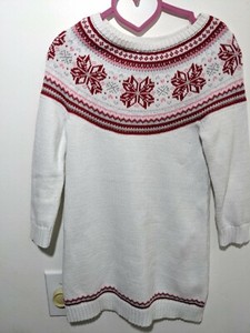 snowflake sweater dress