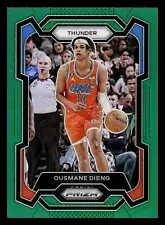 Ousmane Dieng 2023-24 Prizm Green Refractor #217 Oklahoma City Thunder *032C