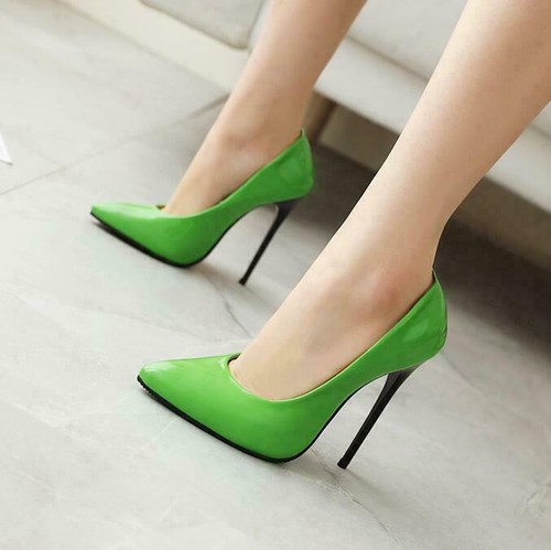 Womens Pointed Toe Stiletto Pumps High 