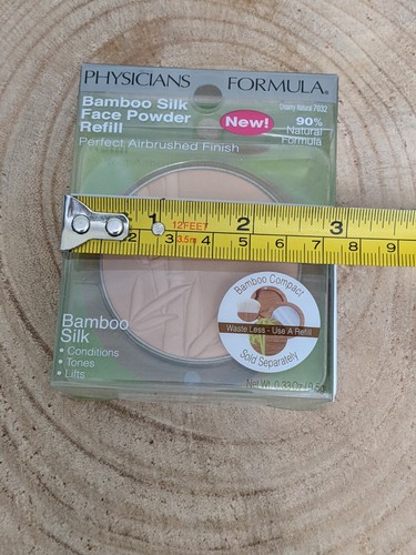 Physicians Formula BAMBOO WEAR Silk Face Powder REFILL Creamy Natural 7032 NEW - Picture 8 of 8