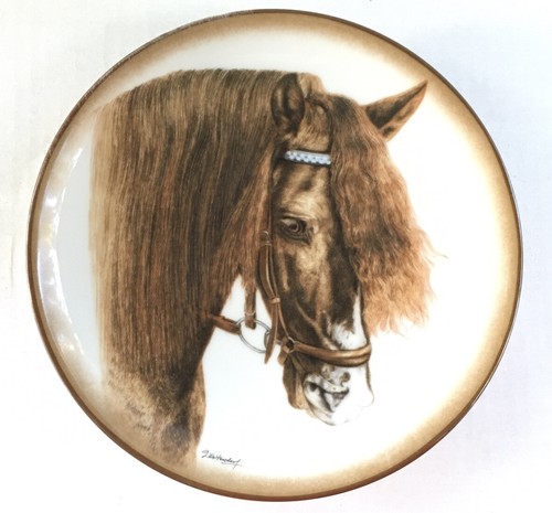 GOEBEL Horse Plates West Germany LUSITANO & THE PERSIAN ARAB-VTG COLLECTABLE X2 - Picture 7 of 10