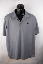 Nike Dri-Fit Men's XL Performance Polo Gray Activewear