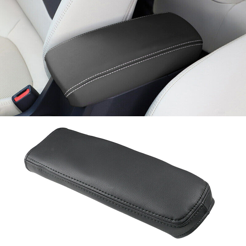 Center Console Armrest Cover For Toyota 4Runner 1984-1989 - Black Synthetic Leather