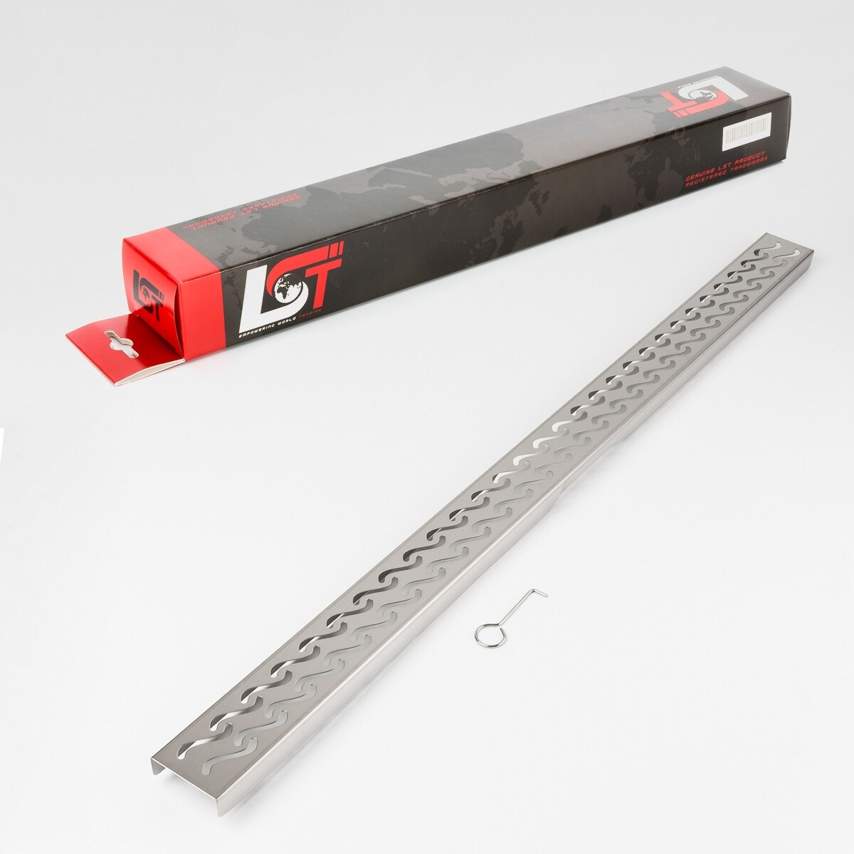 Shower grate double wave drain cover grid for 1000 x 70mm shower channel