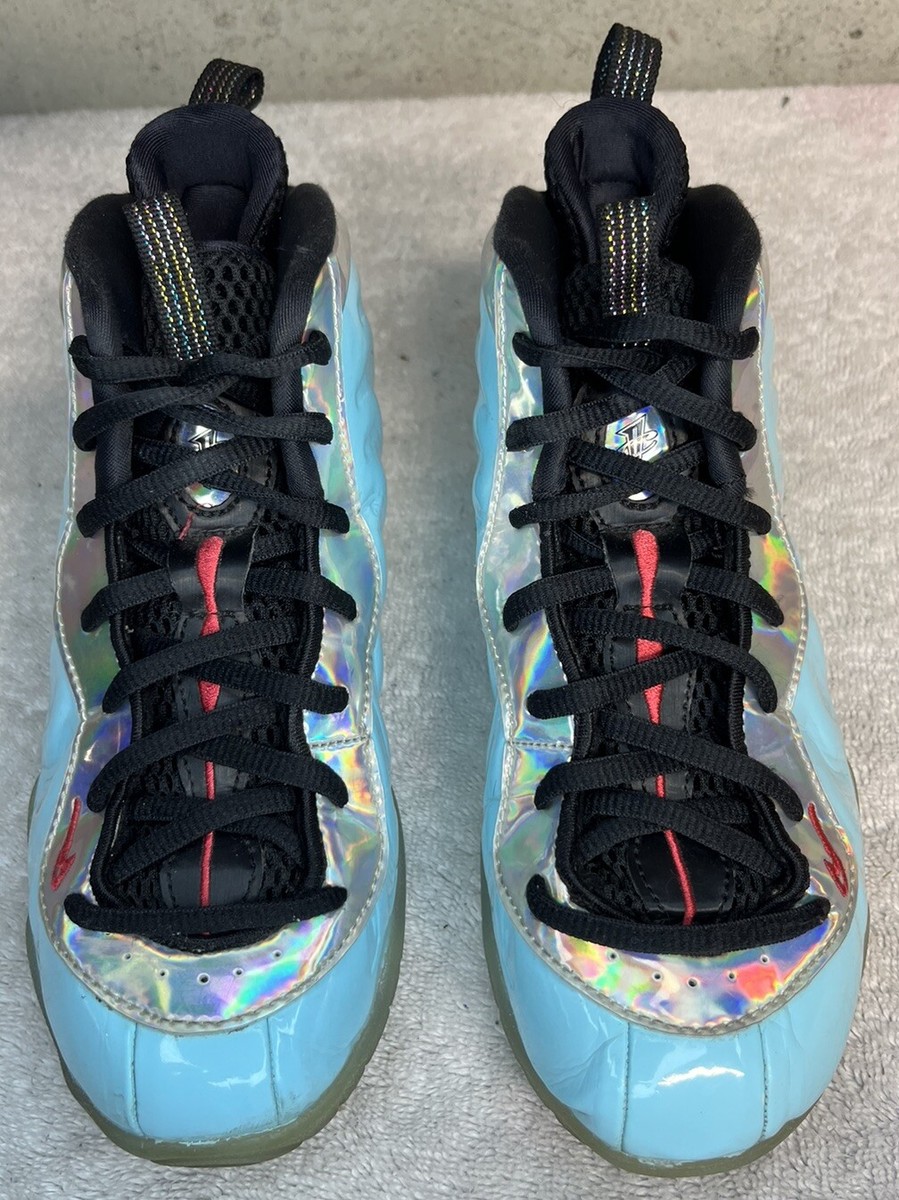 Nike Little Posite One Mixtape Teal Blue Shoes Sneakers Size 2.5Y