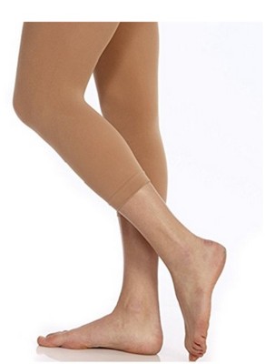 Body Wrappers A33 Jazzy Tan Women's Size Small/Medium Footless Tights