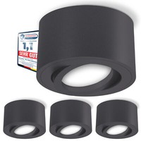 CELI-1N Led Aufbauspot Anthrazit 6W Dimmbar 3CCT Flach Schwenkbar