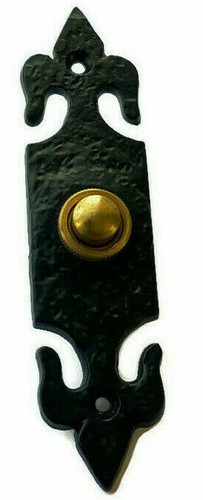 Door Bell Push Button Chrome, Brass, Satin Chrome, Black Antique Bell Push - Picture 11 of 11