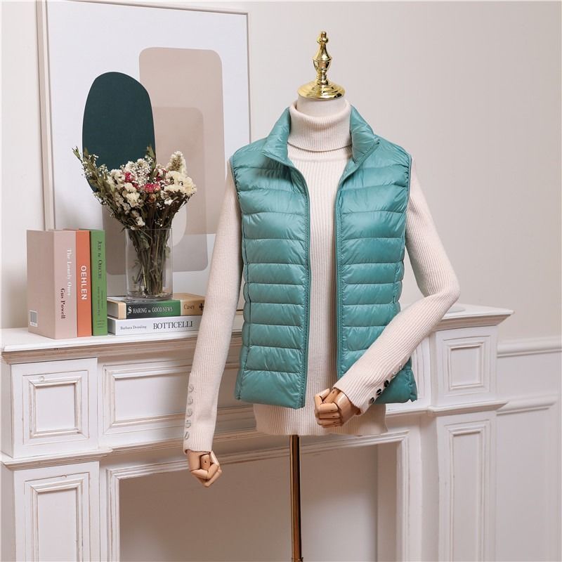 Women's Winter Duck Down Vest UltraLight Puffer Vests Portable Warm Jacket Coat eBay