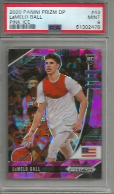 LaMelo Ball 20/21 Panini Prizm DP Pink Ice Prizm Rookie PSA 9 | eBay