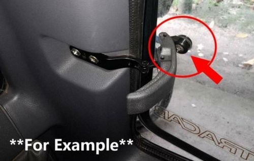 1 Bolt Nut Screw Rear Cab Window Latch Lock For Mitsubishi L200 Strada - Picture 3 of 3