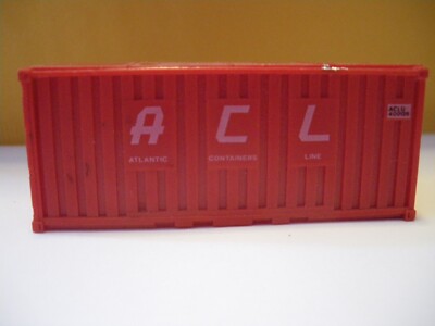 Shipping Container: ACL (Atlantic Containers Line): 20 : HO Scale 1:87