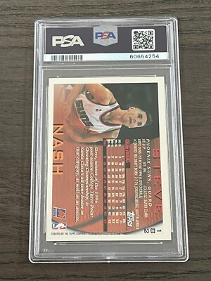 1996-97 Topps Steve Nash Rookie #182 PSA 8 Phoenix Suns (254) | eBay