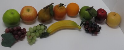12 pieces of artificial fruit - very realistic