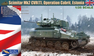 Gecko Models 35GM0053 1/35 Scimitar Mk2 CVR(T),Operation Cabrit, Estonia
