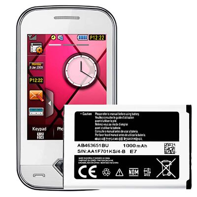 Batteria AB463651BU Compatibile Con Telefoni W559 J808 S3830U F400 - 960 MAh