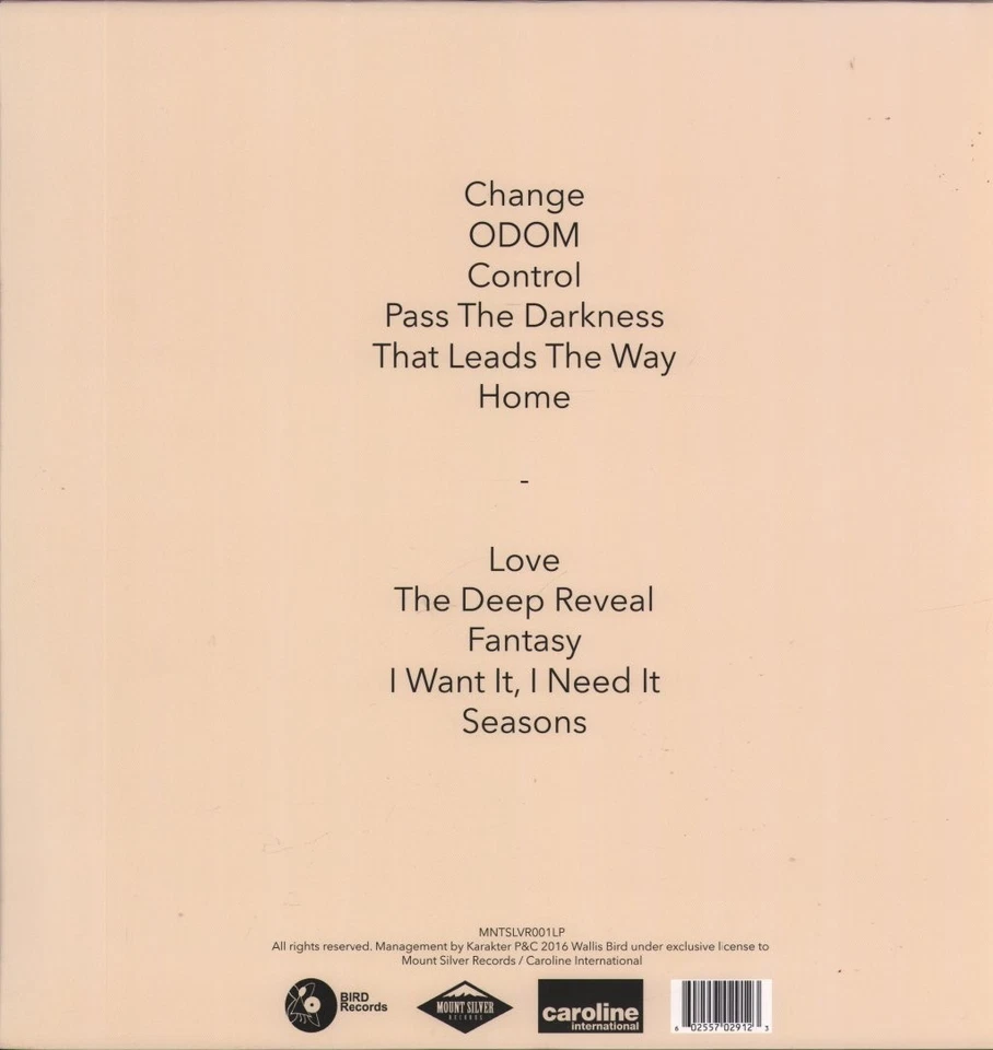 Wallis Bird Home LP vinyl Europe Mount Silver 2016 'solid clear' vinyl LP with - Image 2 of 3