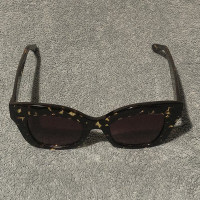 Krewe Du Optic Dauphine Sunglasses Tortoise Matte Champagne Polarized Used