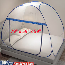 Pop-Up Mosquito Net Tent for Bed Portable Camping Travel Mosquito Net 79x59x59in