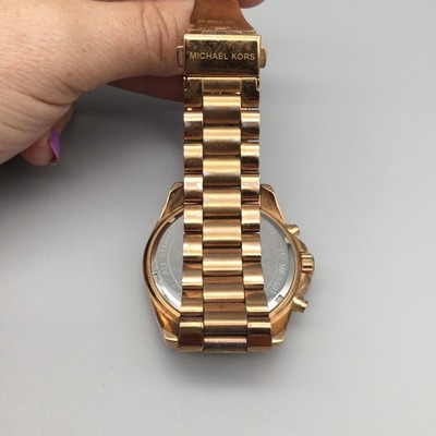 Michael Kors Bradshaw Womens Watch 40mm Chronograph MK5503 New Battery 7.75\