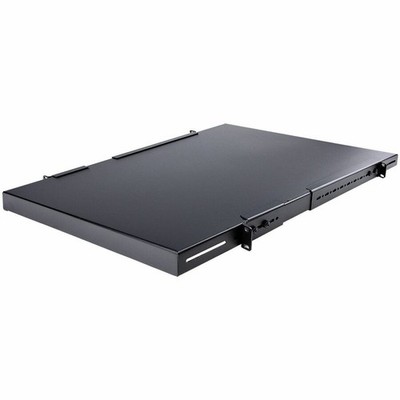 StarTech 1U Adjustable Mounting Depth Heavy Duty Fixed Rack Shelf - 175lbs
