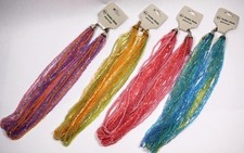 Multi Strand Beaded Necklace  Earrings Set Fashion Costume Jewelry jxlz New