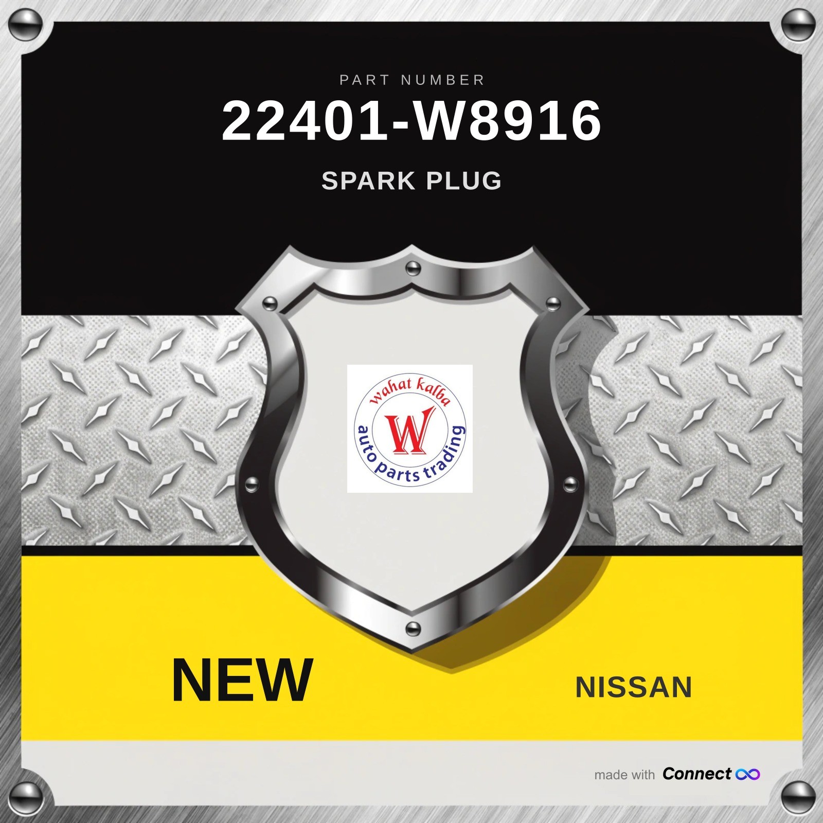 Genuine Nissan Spark Plug 22401-W8916