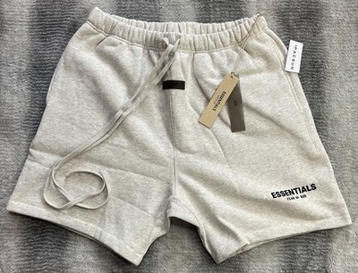 Fear Of God Essentials Light Oatmeal Shorts FW22