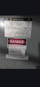 Square D 75 kVA 3-Phase Step-Down Industrial Control Transformer 480V 208/120V